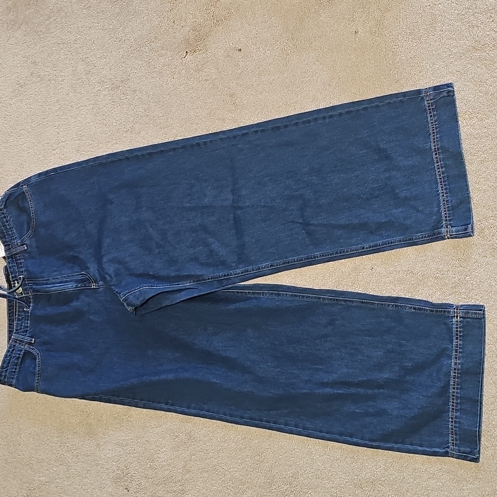 Free Assembly Womens Wide Leg Trouser Jeams